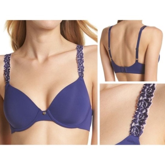 NWT Rose Dream Custom Coverage Underwire Bra NATORI - size 32C - Picture 1 of 5